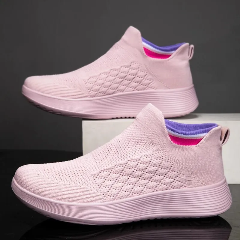 Men Running Walking Sock Shoes Fashion Casual Sneakers Breathable Thick Sole Sport shoes Lightweight Men Sneakers Casual Shoes — image 9