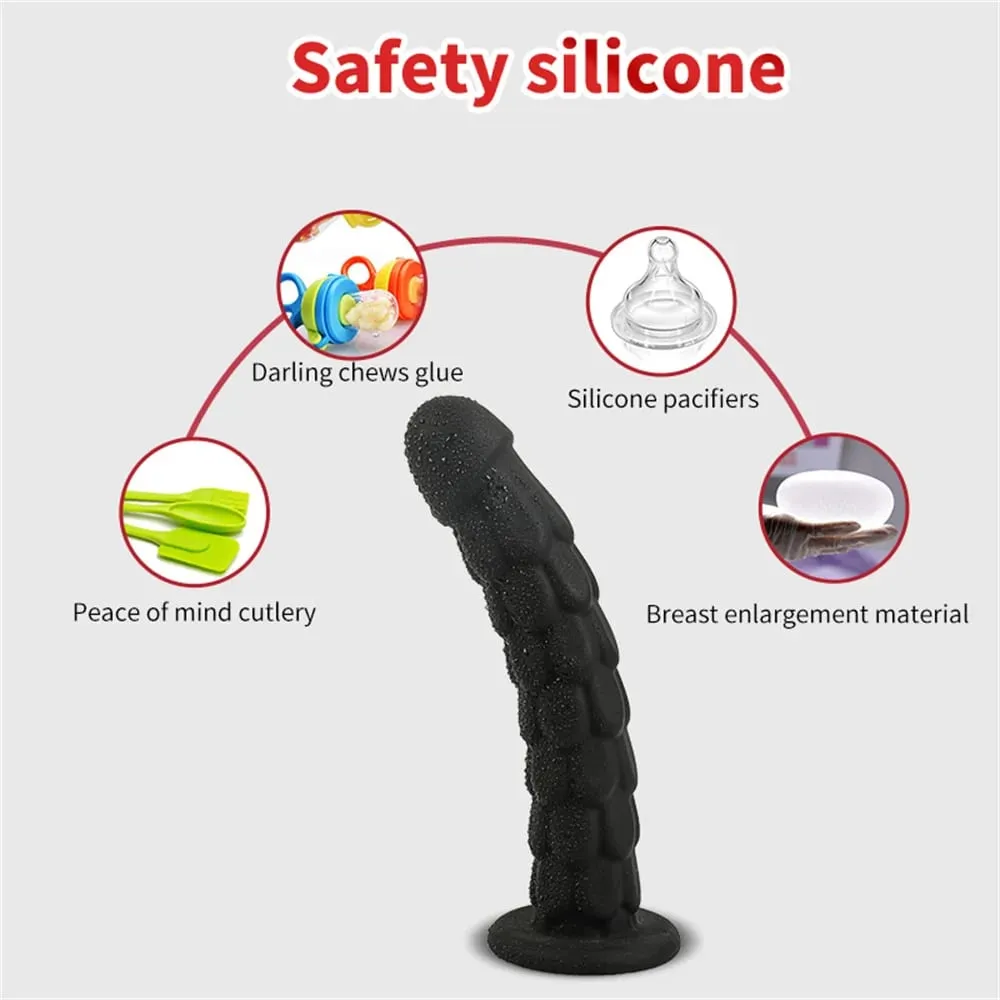 Silicone Dildo Anal Butt Plug with Sucker Prostate Massage Vagina G spot Stimulation Masturbation Adult Sex Toys for Women Men