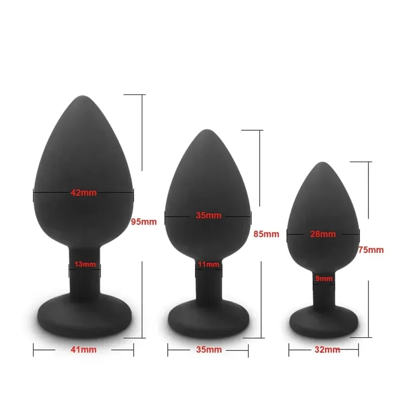 Anal Toy Soft Silicone Anal Plug Mini Bullet Vibrator Butt Plug Men Women Gay Couples Anal Prostate Stimulator Sex Toy for Adult