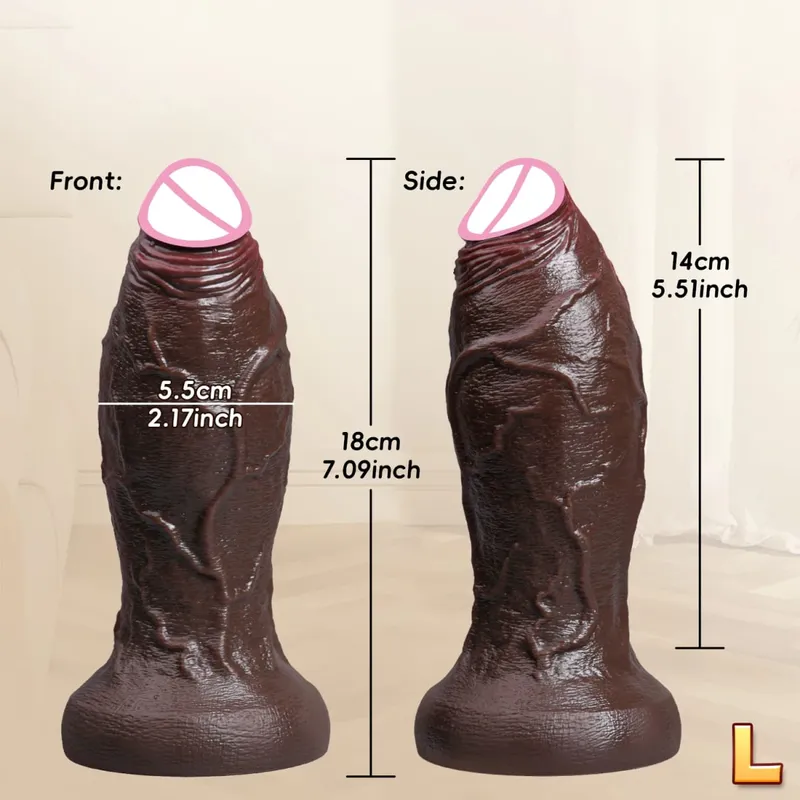 XXL Spuer Bigger Realistic Dildos Thick Silicone Anal Dildo Expander Thick Penis Adult Sex Toys Masturbation Butt Plug 18+
