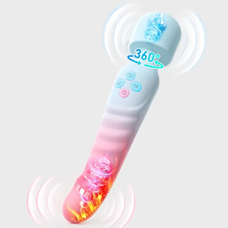 AV Vibrator for Women Powerful G Spot Dildos Magic Wand Clitoris Stimulator 3 IN 1Vagina Massager Adults Sex Toys for Woman