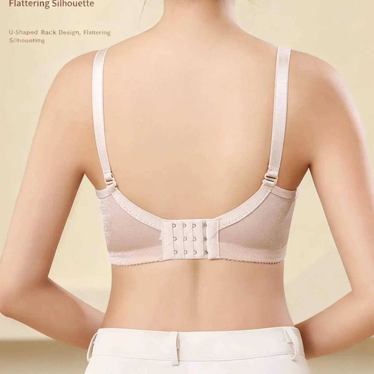 Ultra-Thick Push Up Bra with Side Support 8cm Thick Cups Lace Gathered Lingerie Wireless Full Coverage Bra for A/B Cup