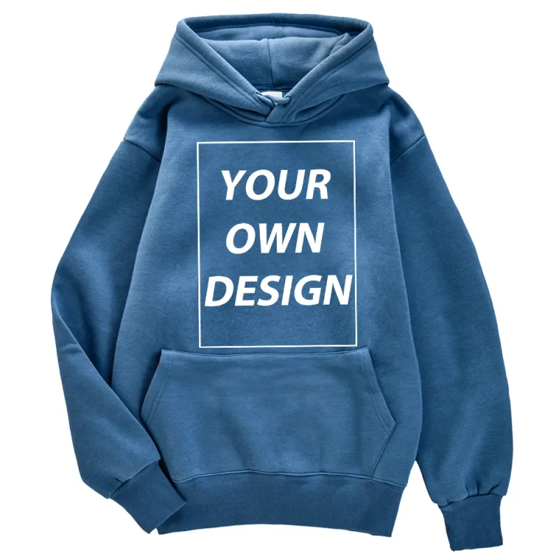 Personalizado diy impressão homem mulher outono inverno hoodies casual clássico pullovers simples confortável streetwear macio quente roupas esportivas
