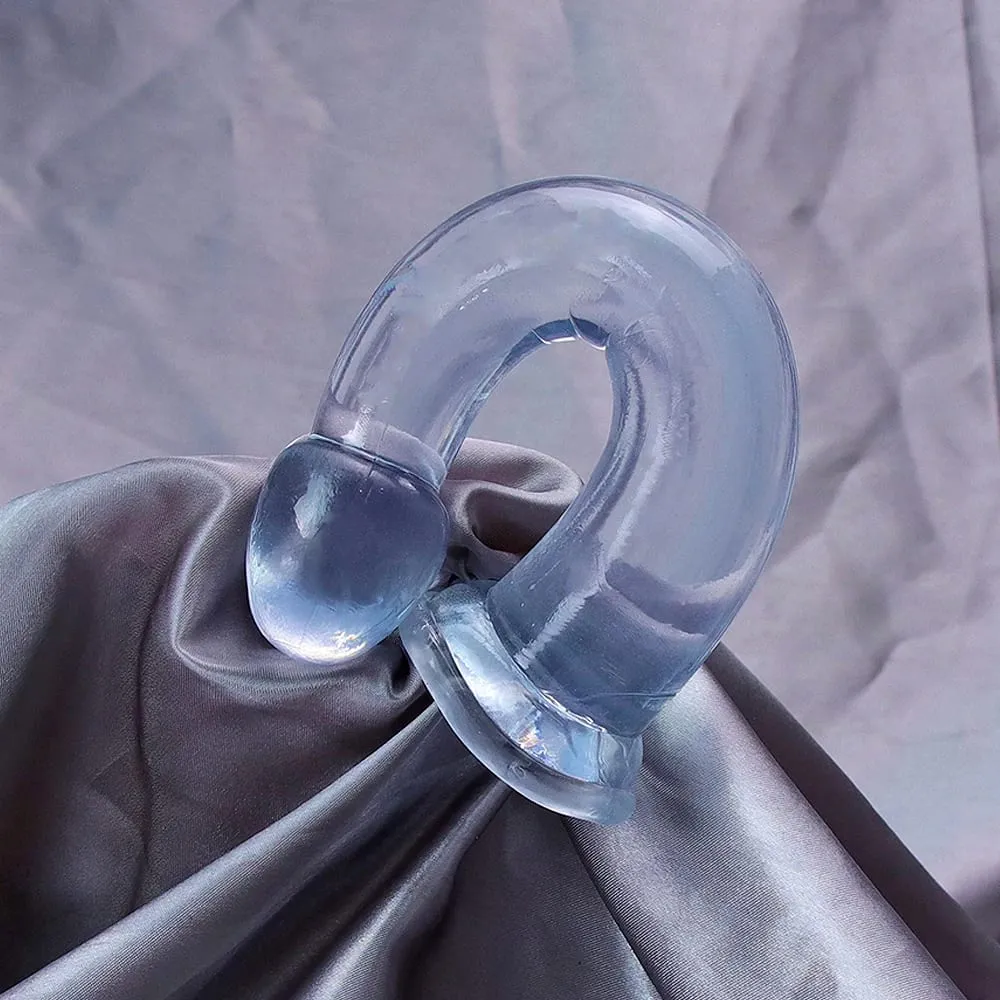 Barato TPE transparente Anal Plug Jelly consolador 4 tamaños ventosa pene masturbación vaginal suave pene pequeño mujeres hombre juguetes sexuales — image 5