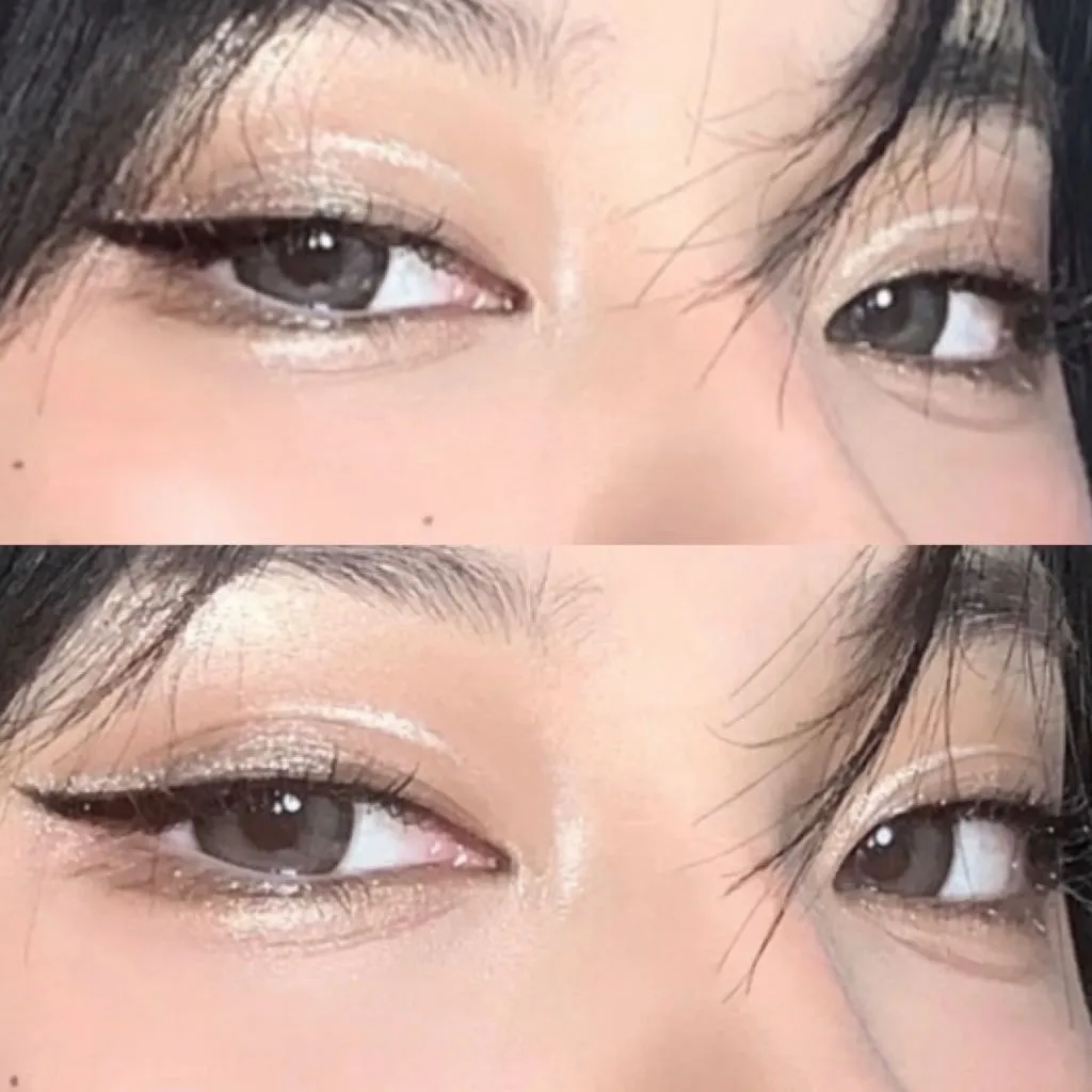 Herorange Glitter Shimmer Eyeliner Pen Sparkly Highlighter for under Eye Smooth Liquid Lying Silkworm Makeup Pen