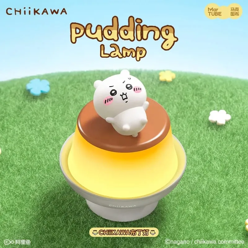 Chiikawa Pudding Lamp Kawaii Hachiware Usagi Desktop Ornament Toy Birthday Gift Anime Fans Bedroom Bedhead Atmosphere Lighting