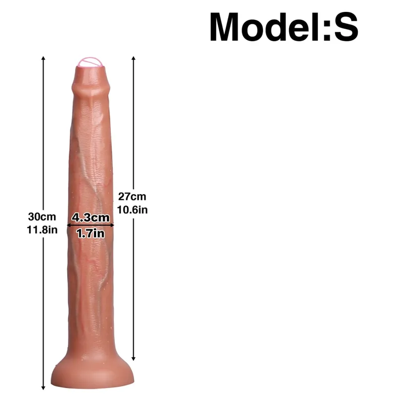 Super Long Realistic Dildos Butt Plug Soft Silicone Penis Adult Supplies Suction Cup Sex Toys for Woman Men Vagina Anal Massage