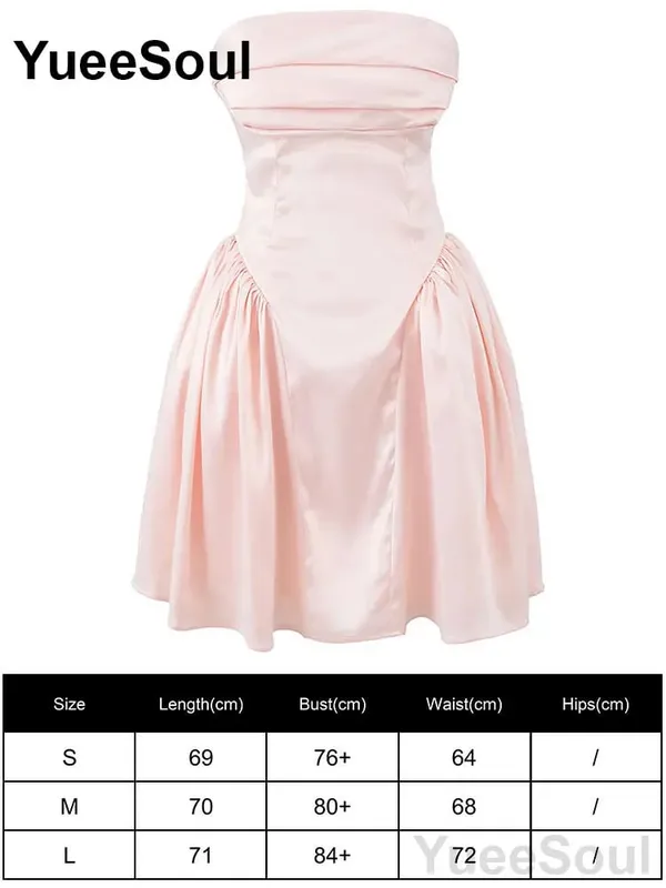 Pink Women's Dress Elegant Evening Birthday Party Female Dresses 2026 Summer New Sweet Cute Y2K Casual High Street Lolita Dress
