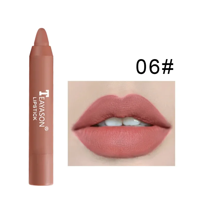 12 Colors Velvet Matte Lipsticks Pencil Waterproof Long Lasting Sexy Red Lip Stick on-Stick Cup Makeup Lip Tint Pen Cosmetic