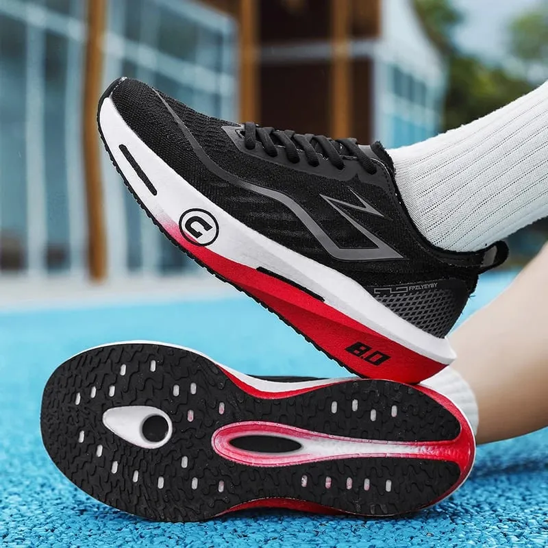 Men Sports Running Shoes Casual Marathon Breathable Lightweight Women's Comfortable Athletic Nonskid Walking Sneakers Outdoors