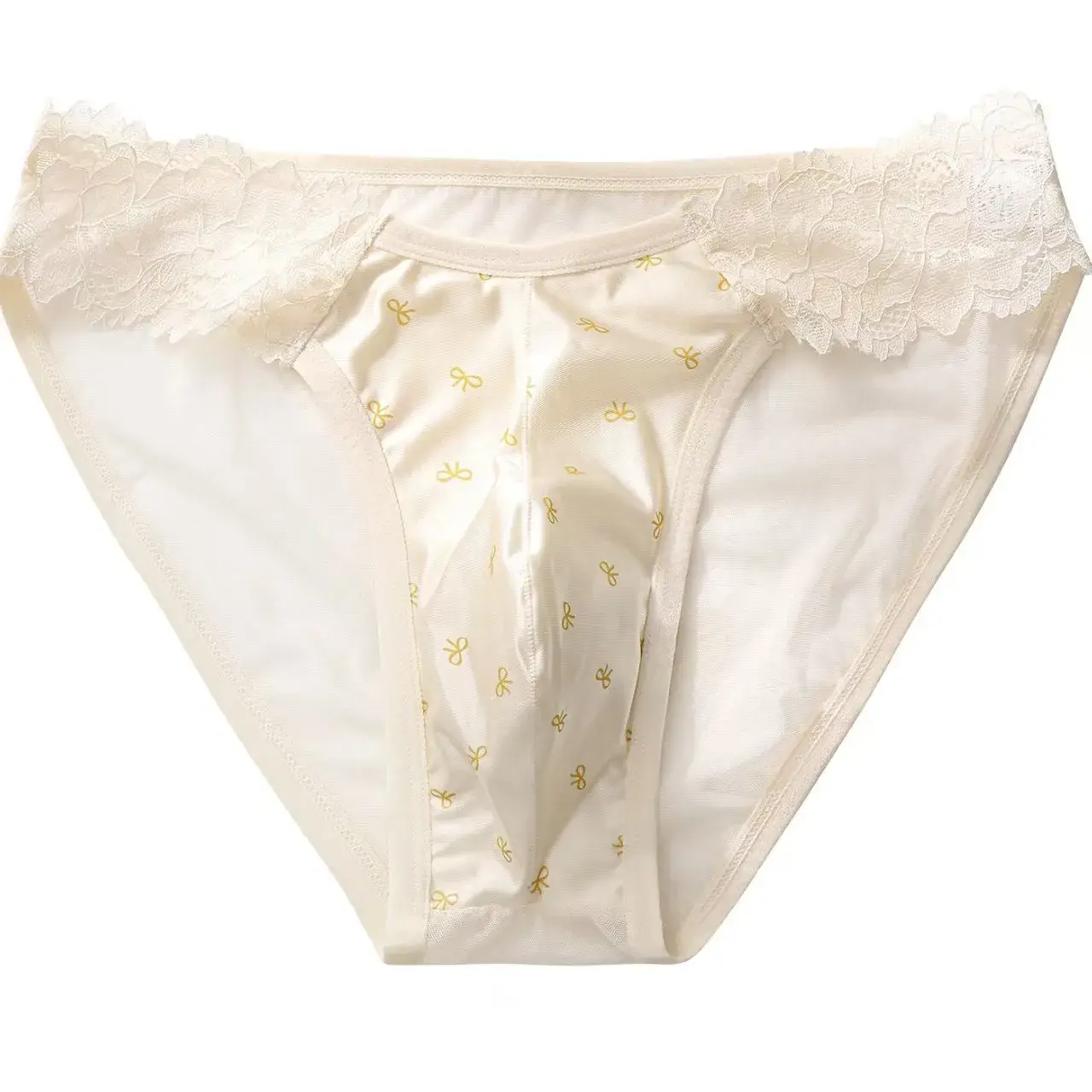 4PCSSexy Mens Seamless Panties Ice Ultra Thin Sports Fitness Bulge Pouch briefs na Panti ng Lalaki Mababang Baywang 3256812833245883