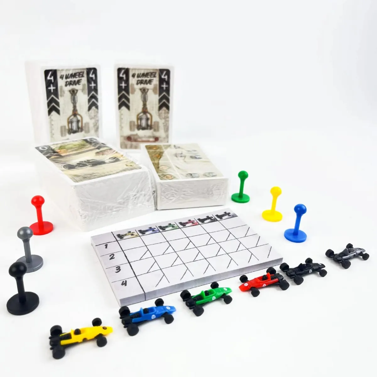“HEAT: Full Throttle” — A Fast-Paced Adrenaline-Fueled English-Language Racing Tabletop Card Game for 1 to 6 Players