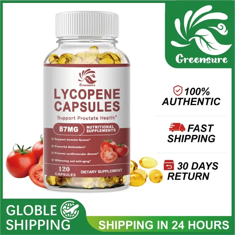 Capsules de lycopène, extrait de tomate, protège la prostate, augmente la force physique, supplément énergétique, améliore l'immunité — image 1