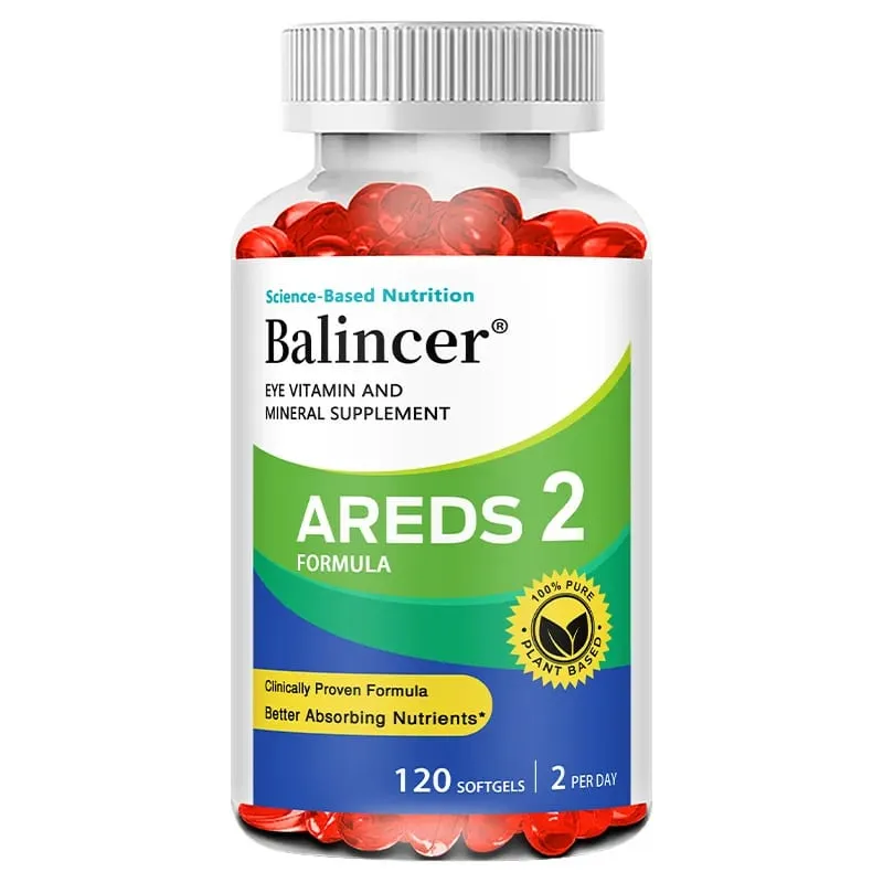 Eye Vitamin & Mineral Supplement Lutein Zeaxanthin Vitamin C E & Zinc Vision Eye Fatigue & Dry Eye Support 30/60/120 Capsules