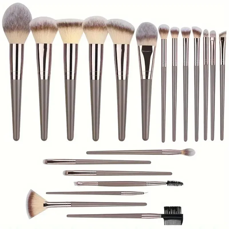 3-20PCS Makeup Brushes Soft Fluffy Makeup Brush Set Cosmetic Tools for Foundation Powder Eyeshadow Kabuki Blending Beauty Tool