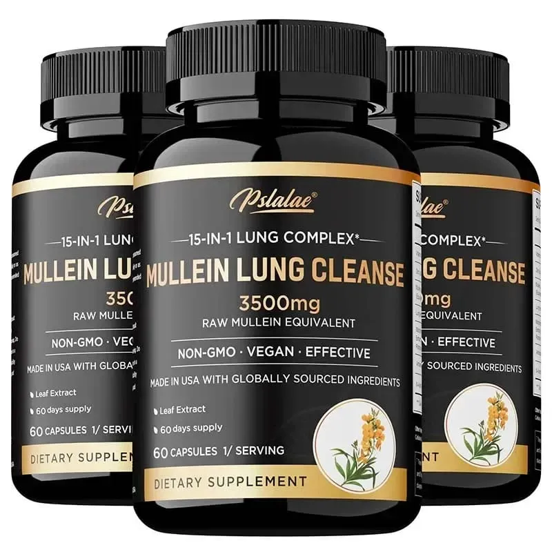 Mullein 清肺 - 吸菸者的呼吸補充品 素食膠囊 - 清肺 肺部健康 免疫補充劑 — image 10