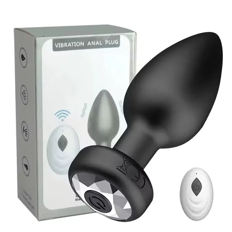 Remote Wireless Control Anal Vibrator Butt Plug Male Prostate Massager Female Vagina Masturbator for Adult Sex Toys Women Gay