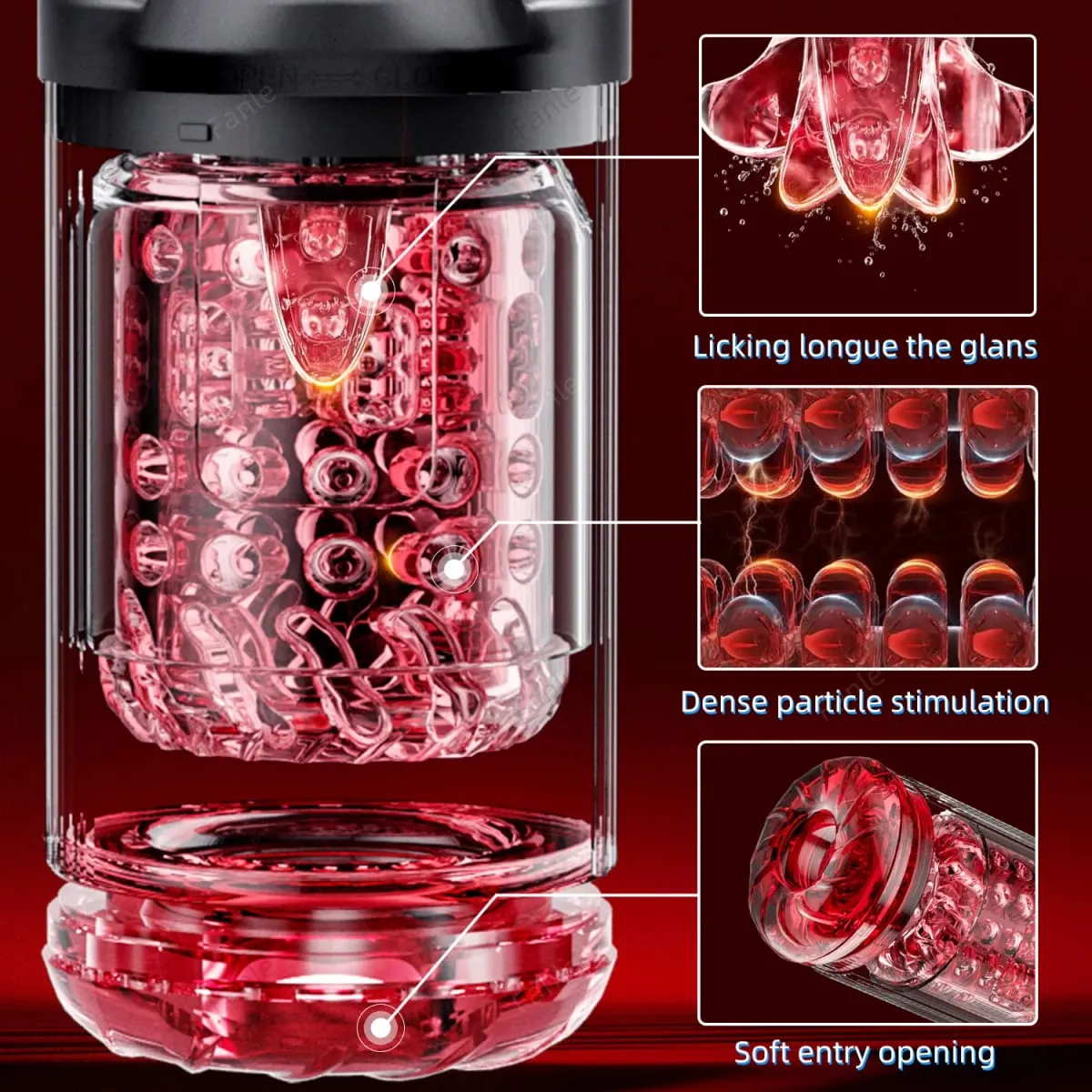 Automatic Heated Telescopic Sucking Masturbator Cup Blowjob Pocket Thrusting Rotating Masturbation Sex Toys for Adult Men