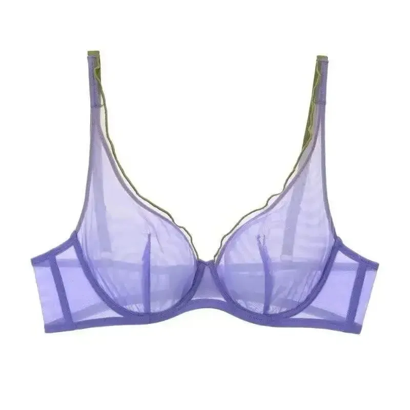 Buong Coverage Minimiser Bra para sa Malaking Bust Ultra Manipis na Seamless Wireless Lift & Support Anti Sag Set BANERDANNI S-2XL 32-40 ABC