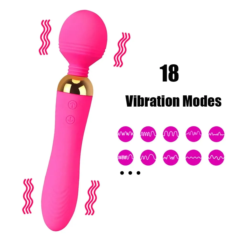 Magic Wand 2 Motor Vibrators For Women Nipple Vaginal Clit Stimulator Anal Plug Big Dildo Female Masturbator Sex Toys Men Erotic