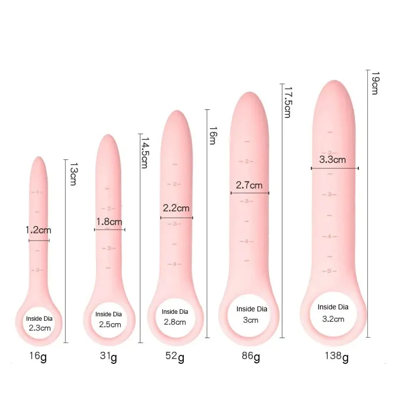 5pcs/Set Soft Silicone Anal Plugs With Scale Beginner Anal Stimulator Trainer Sex Play Toy Back Court Female Flirt Butt Plug