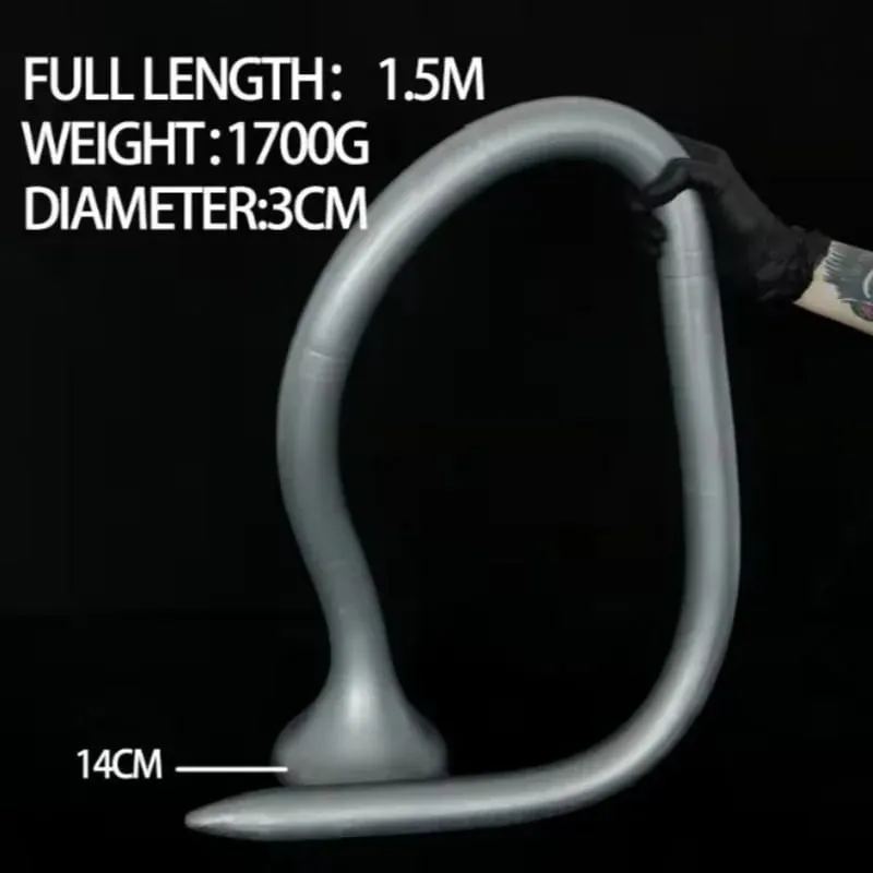 Anální dildo dlouhé 150 cm Hluboký stimulátor Silikonový Dlouhý anální kolík Velká zarážka Masturbátor prostaty Masturbátor Sexuální hračky SexShop