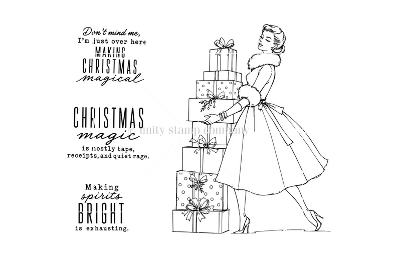 2026 Christmas Halloween Release Clear Stamps DIY Scrapbook Embossed Handcraft Paper Card Album Craft Template Supplies Newest