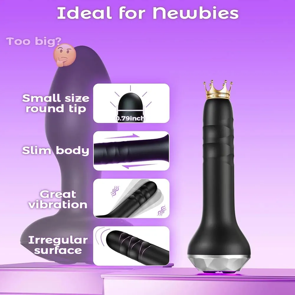 360° Rotating Anal Vibrator for Men Prostate Massager Butt Plug Anal Toy Adult Male Gay Masturbator Toy Sex Toys for Men & Women
