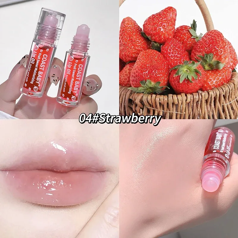 1 Pcs Long Lasting Hydrating Moisturizing Jelly Water Gloss Mirror Lip Gloss Transparent Colorless Lips Care Lip Oil Cosmetics