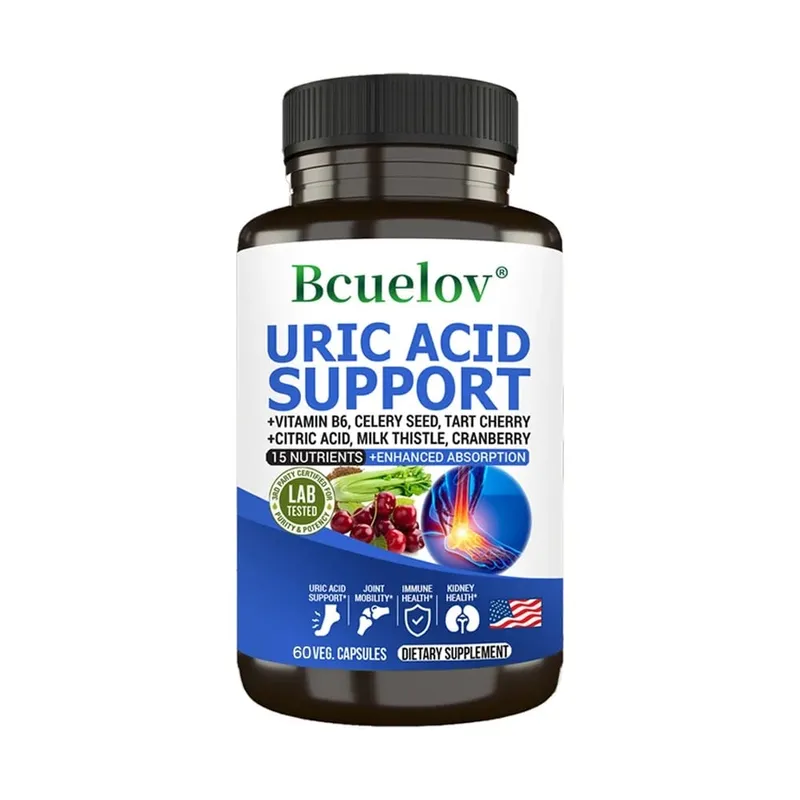 Uric Acid Cleanse Detox Capsules - Uric Acid Cleanse & Kidney Support Joint Support Supplement & Promote Joint Health & Detox