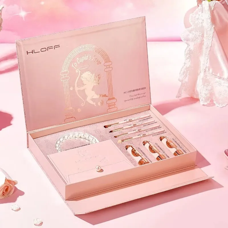 Set regalo per il trucco: tavolozza di ombretti e kit di bellezza per il viso completo di rossetto Regalo perfetto di San Valentino per fidanzata e moglie