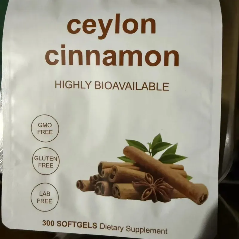 300 stk Ceylon Cinnamon Softgels Rene ingredienser Kosttilskud for afbalanceret ernæring Immunstøtte Nem fordøjelse