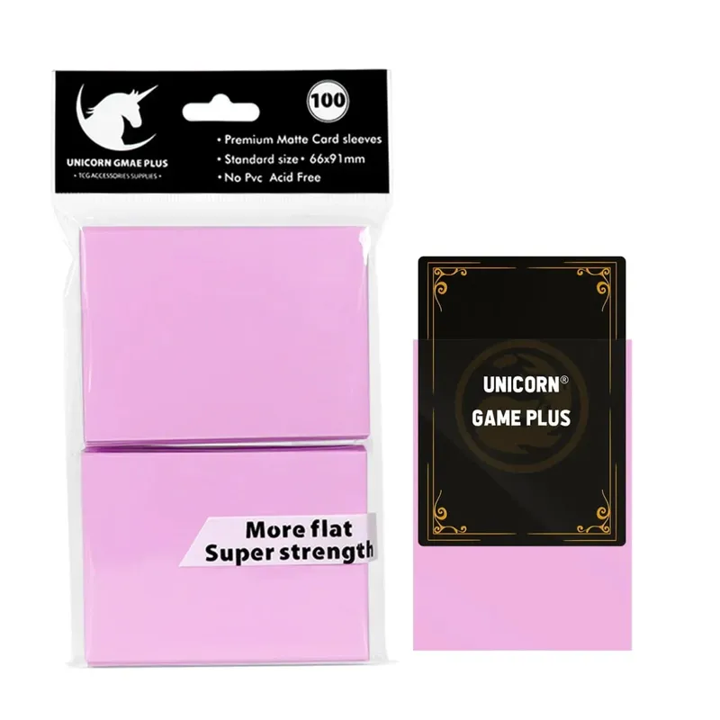 100 peças 2.5 "x 3.5" mangas de cartão de negociação premium 66x91mm cartas de jogo de tabuleiro de tamanho padrão para mtg magic Gathering cartão de jogo lorcana