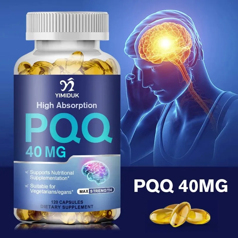 PQQ Capsules Supplement 40 mg - Mitochondrial Biogenesis & Metabolism - Supports Brain Heart Health & Cognitive Function — image 5