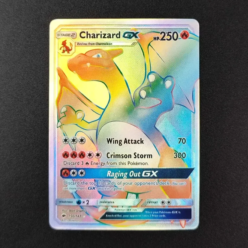 DIY Pokemon Cards Mega Charizard X EX PFL EN 130/094 125/094 Hyper Rare Collectibles PTCG Trading Card