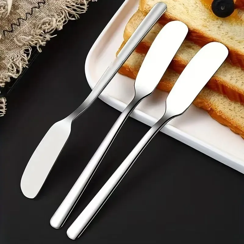 Stainless Steel Cheese Butter Spreader - Multipurpose Knife for Sandwiches Jams Bread Condiments & Appetizers Kitchen Essent — image 1