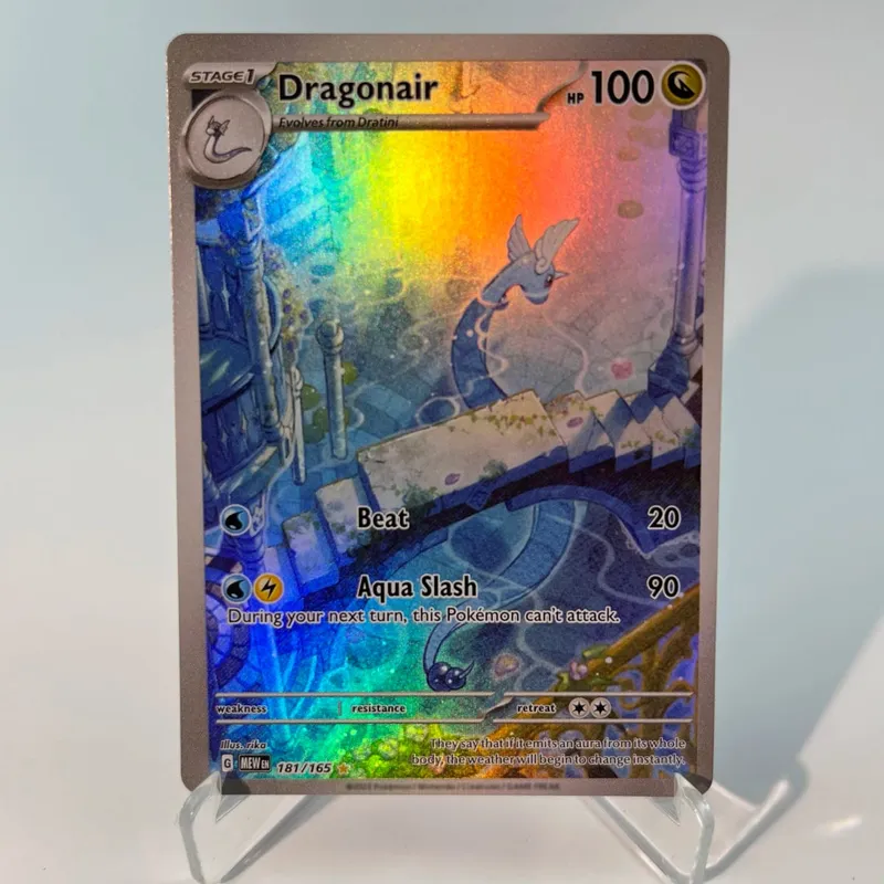 Pokémon 151 PKM Cards PTCG3-D Bulbasaur Squirt Rainbow Gengar ex Holographic Ex GX Rare Collection Battle Toys Gifts for Hobbies
