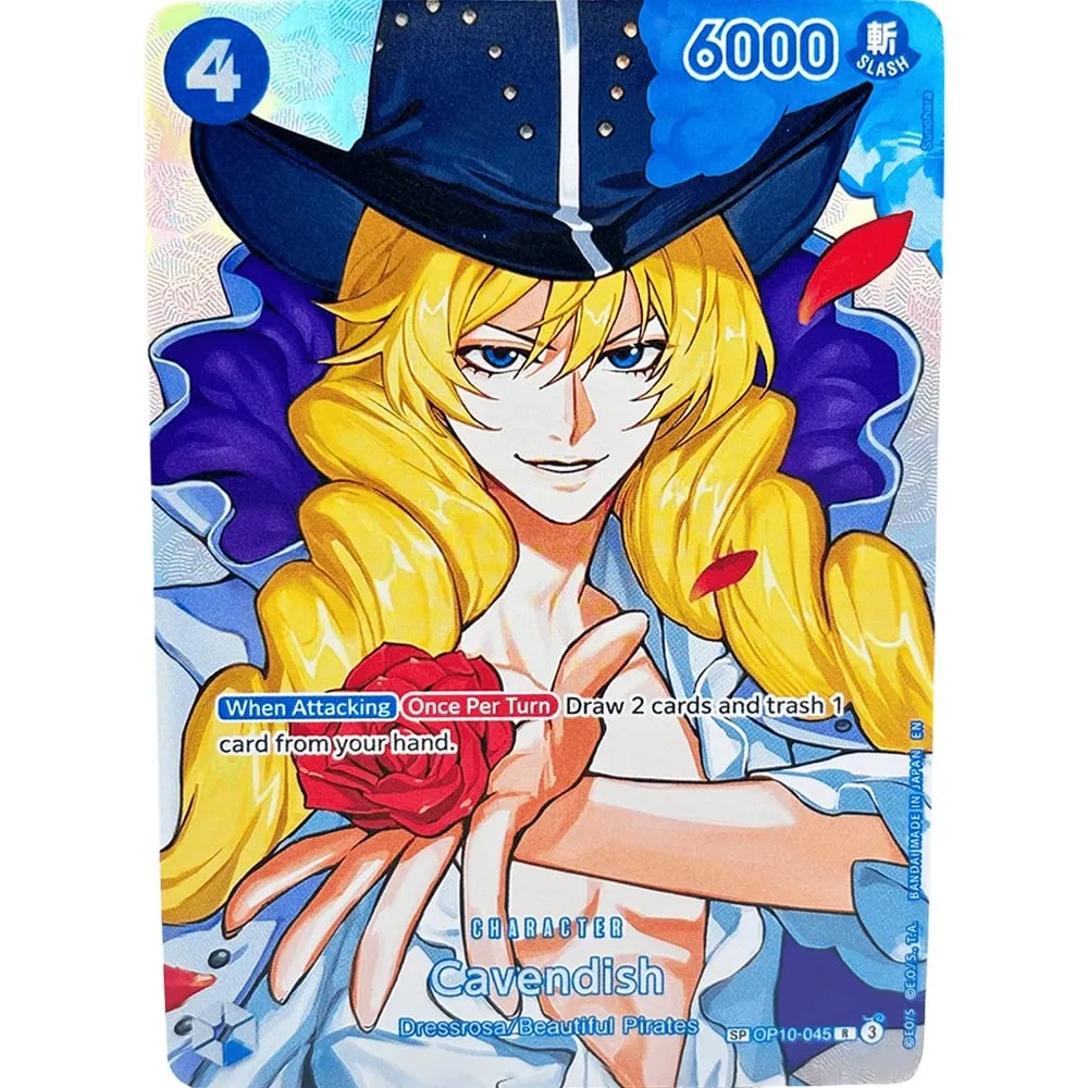 Collection Cards Nico Robin OP14-084 EN Shining Creativity Rare Holographic Embossed Textured Foil Cards