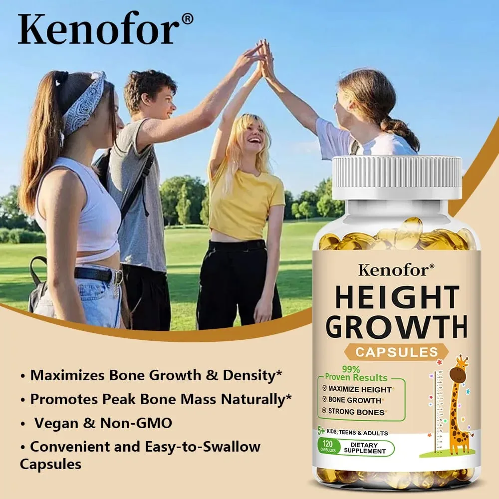 Height Growth Supplements - Supports Bone and Joint Health Natural Height Growth Promotes Absorption and Boosts Immunity — image 5