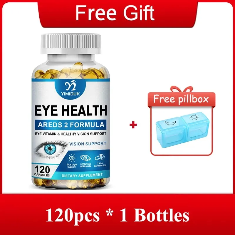 Advanced Eye Health Capsules with Vitamins C Support Blood Vessels & Overall Ocular Wellness Vision Sharpness Gluten-Free