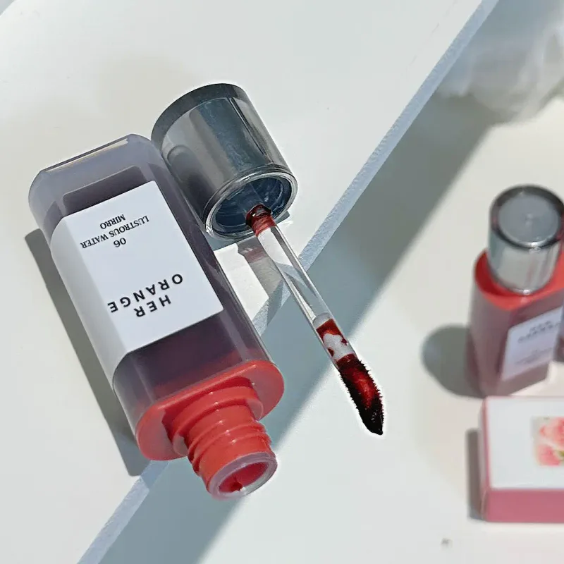 Herorange Hydrating Gloss Lip Tint Watery Texture Plump Glass Lips Long Lasting Non-Dry Dating Daily Makeup