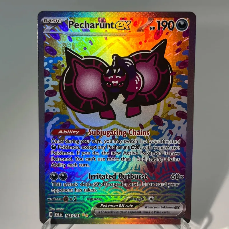 Prismatic Evolutions PKM Cards PTCG5-A GX Rainbow Umbreon Sylveon Leafeon ex Rare Collection Battle Toys Gifts for Hobbies
