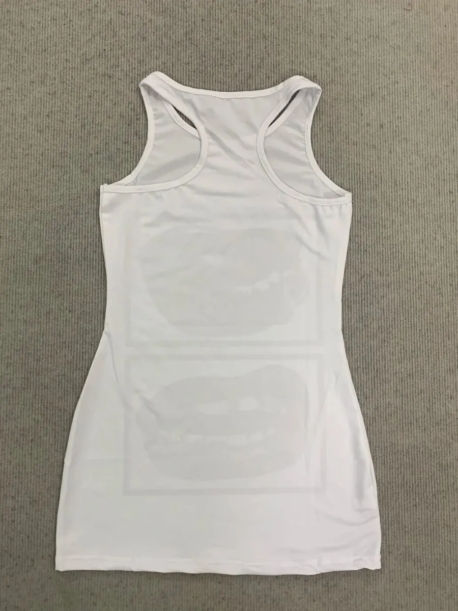 2026 New y2k Summer Lips Printed Sleeveless Bag Hip Round Neck Sleeveless Dress Punk Street Trend Fashion Personality Spicy Girl