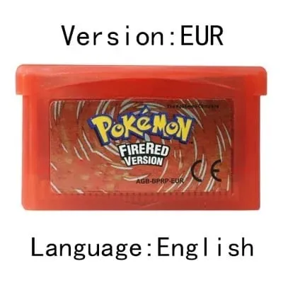 GBA Game Pokemon Series Video Game Cartridge Console Card Pokemon Emerald FireRed Ruby LeafGreen Sapphire Multi-language