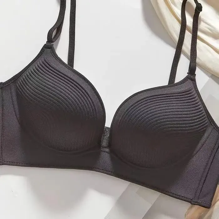 10CM Push Up Bra for Small Breast No Steel Wire Ultra Thick Padded Invisible Seamless Gathers Side Breast Bra Lingerie