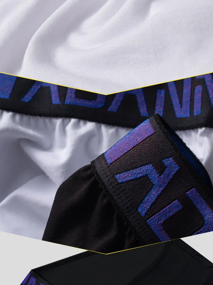 1PCS Men's ADANNU Modal Triangle Briefs Letter Waistband Soft Breathable Underwear