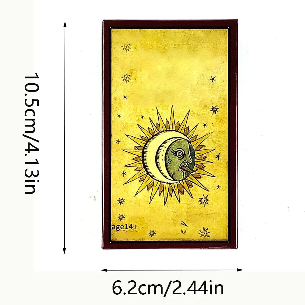 Hot-selling Tarot Cards English Version Fate Divination Edition Cards Game Family Gathering Board Games Halloween Christmas Gift