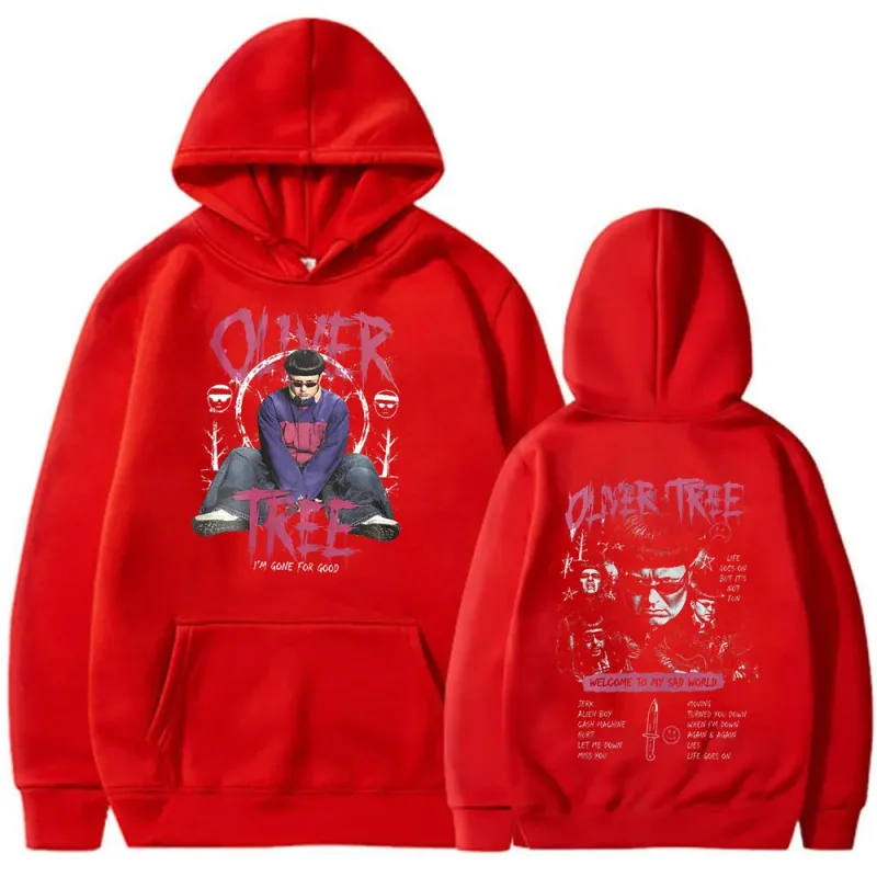 Oliver Tree Trùm Đầu Cuộc Sống Đi Vào 1993-2026 Người Hâm Mộ Tặng Áo Chui Đầu Nam Quần Áo Thời Trang Hip Hop Quá Khổ Áo Có Mũ Trùm Đầu — image 10