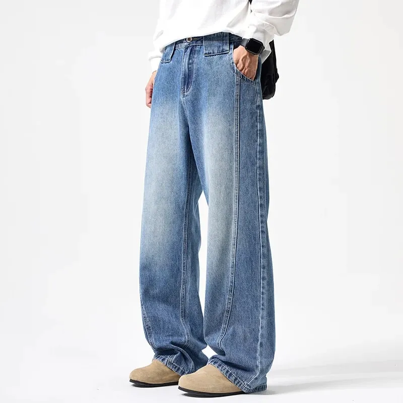 2026 Autumn and Winter Jeans Trend Loose Straight Casual Y2K Long Pants
