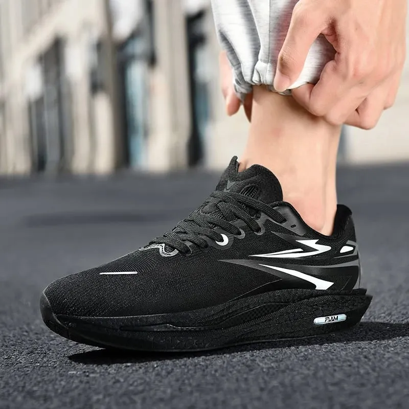 New Running Shoes Men Casual Carbon Board Marathon Sports Breathable Lightweight Women's Comfortable Athletic Antiskid Sneakers
